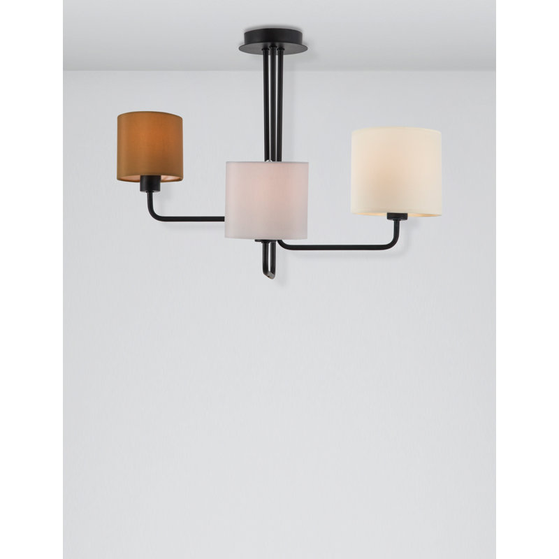 Fabric Semi Flush Mount