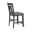 Chaises à hauteur de comptoir Ermia, paquet de 2