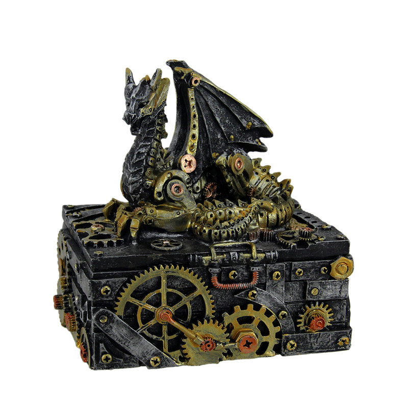 Sculpture boîte à bijoux Secret Steampunk
