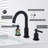 Widespread 2-handle Bathroom Faucet with Drain Assembly-100517932