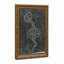 Diagramme technique blanc sur fond noir - Tableau mural sur toile-893991947