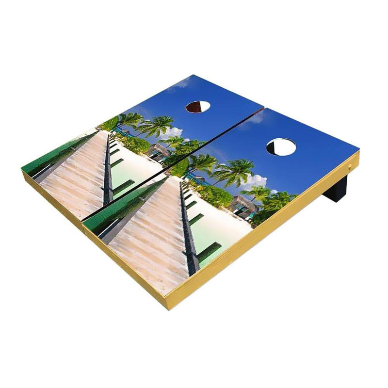 Planches de cornhole 2 pi x 3 pi Beach Dock