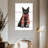 Brampt Black Cat Red Scarf-117579773