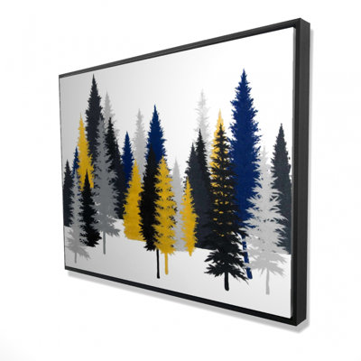 Golden Fir Print On Canvas
