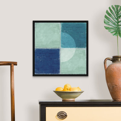 "Blue tiles II" par Tom Reeves, reproduction d’art sur toile