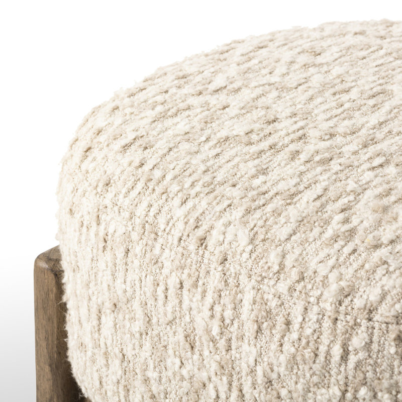 Orlando Accent Stool, Solema Cream, Acrylic