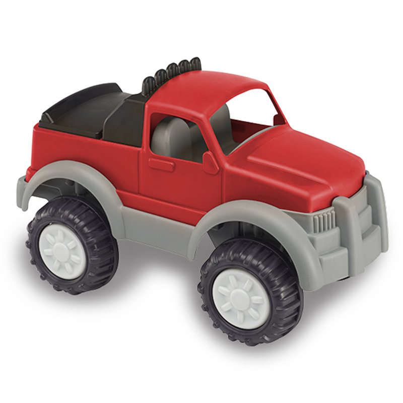 American Plastic Toys Gigantic Pick-Up Truck, Large Bed for Sand, Dirt or Toys