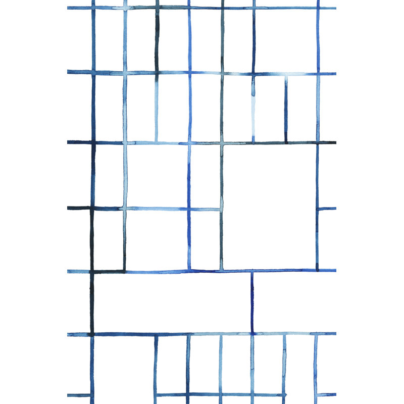 Bleed Pattern IV by Grace Popp - Wrapped Canvas Painting Print, 122cm H x 81cm W, Wrapped Canvas