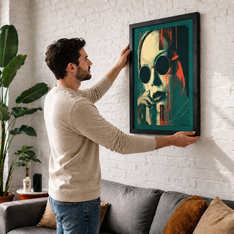 Urban Gaze Pop Art - Print, A3 - 42.0 x 29.7 cm, White