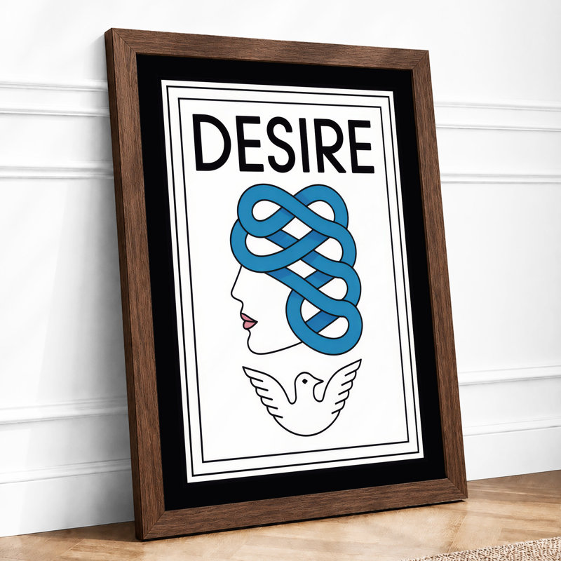 Desire Within Japandi - Print, Walnut, A3 - 42.0 x 29.7 cm