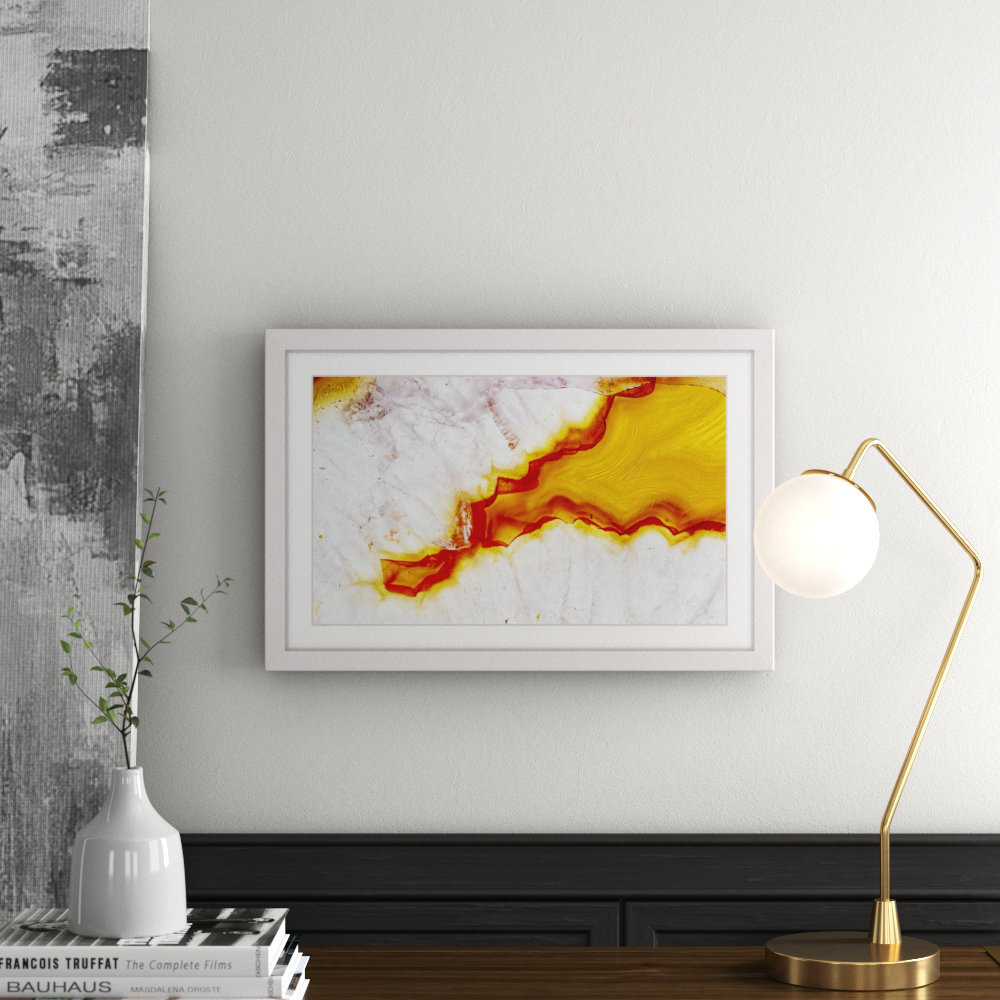 Lava Flow - Picture Frame Graphic Art Print on Paper