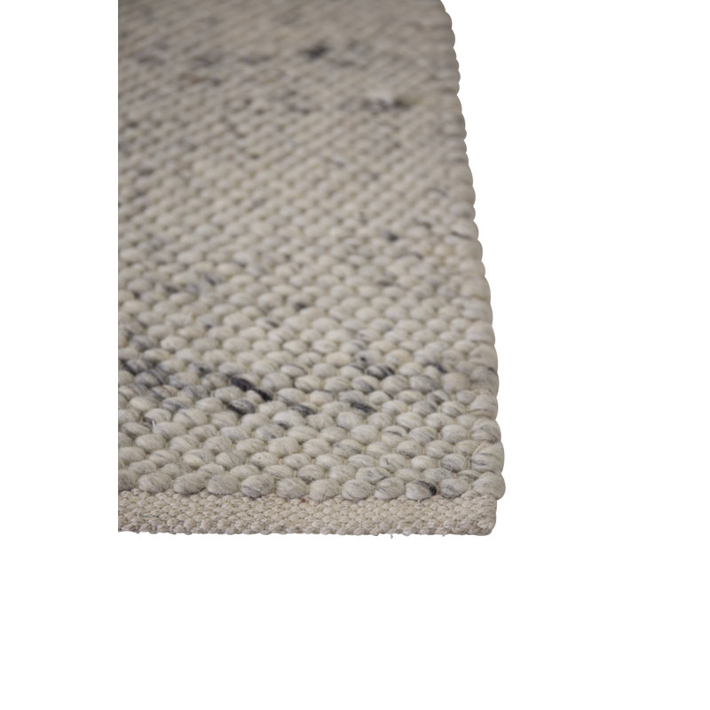 Haskell Solid Colour Hand Woven Shag Area Rug, Rectangle 201 x 303cm