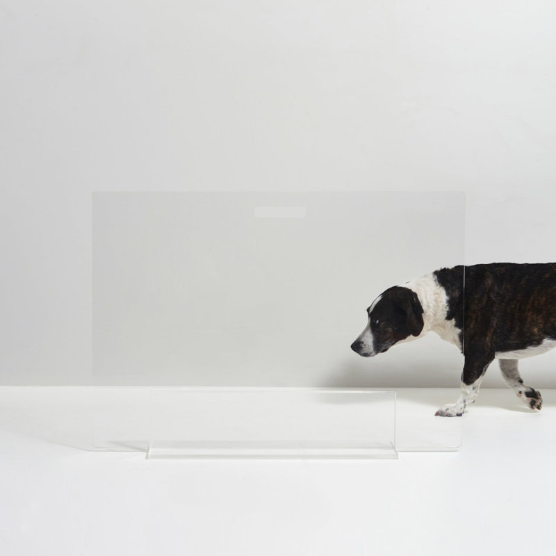 Low Clear Pet Gate Panel, 32" W x 30" H
