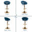 Abigale Upholstered Adjustable Height Bar Stool-227979516