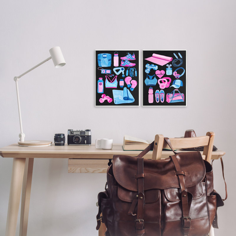 Ensemble de plaques murales bleues par Melissa Wang