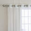 Paire de rideaux semi-transparents avec œillets Attell-67308910-23188756