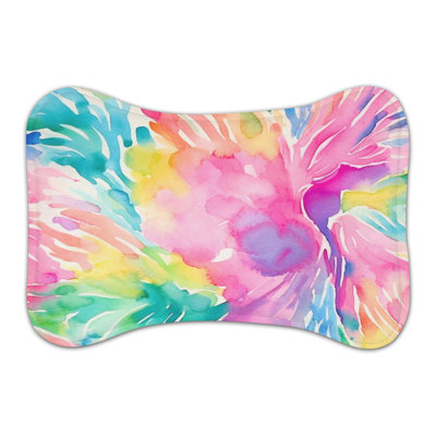 Creative Watercolor Designs - Tapis d'alimentation en forme d'os