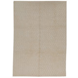 Linen Chevron Area Rug