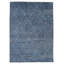 Tapis bleu foncé en laine nouvel âge unique 9 pi 0 po x 12 pi 1 po Celado