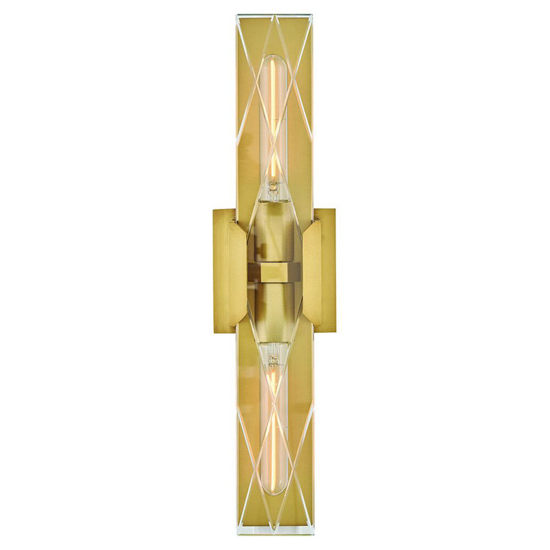 Monte 1 - Light Bath Sconce, Heritage Brass