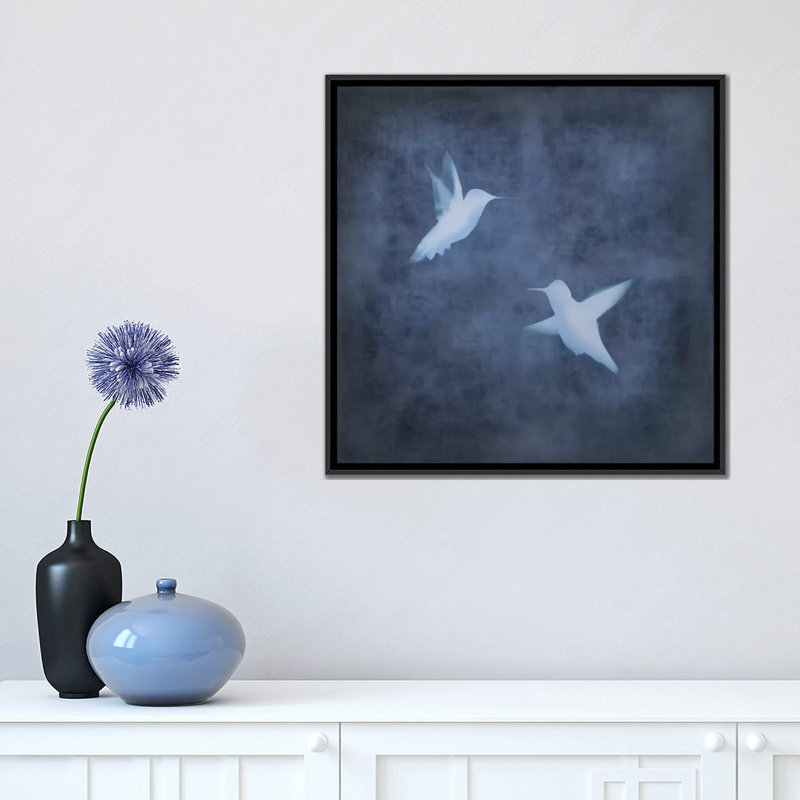 «Flight II», reproduction d'art sur toile, H 18 po x l 18 po x P 1,5 po, Toile avec cadre noir, Pas de tapis
