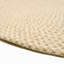 Tapis beige tressé pied-de-poule Cablelock-66607037