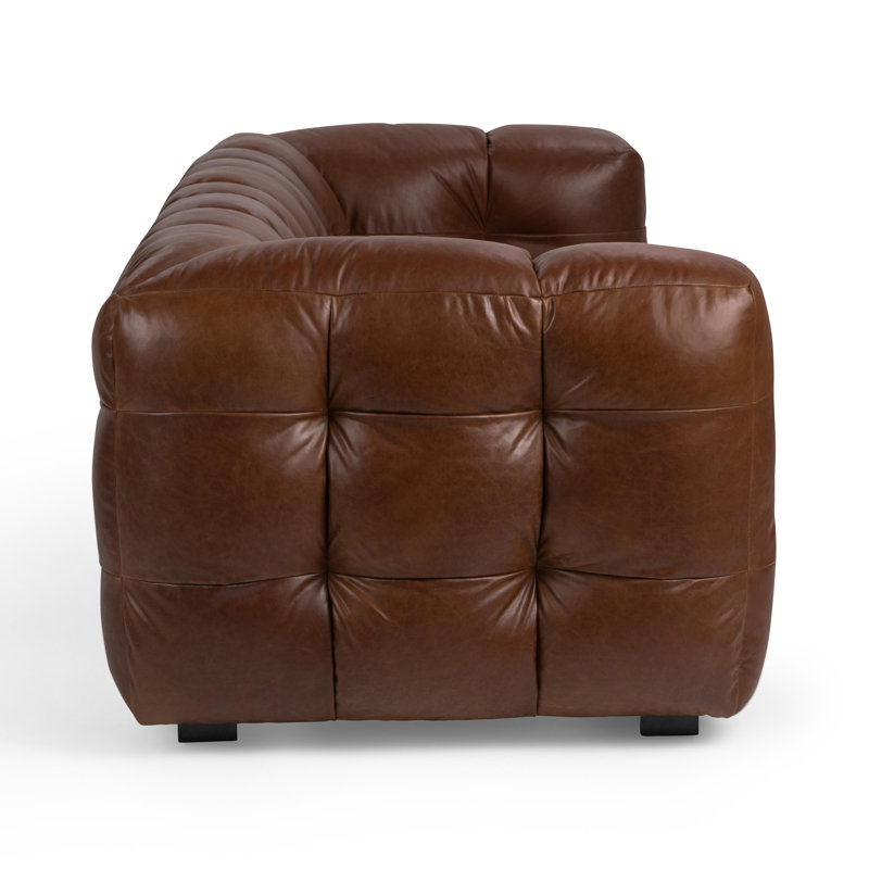 Halston Top Grain Leather Sofa