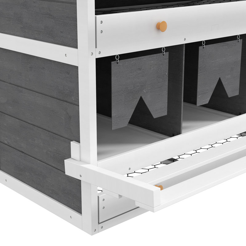 Boîte de nidification pour poulets, 8 boîtes de rangement en bois pour poulailler