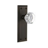 Grandeur Fifth Avenue Plate Single Dummy with Chambord Crystal Door Knob