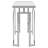 52'' Glass Top Console Table-206392910