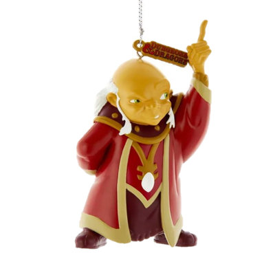 Kurt Adler Plastic Ornament for Christmas Tree, Dragon Master