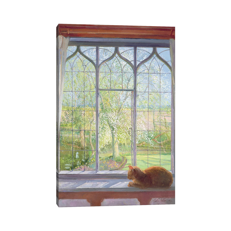 Window In Spring by Timothy Easton - Wrapped Canvas Gallery-Wrapped Canvas Giclée, 66.04 cm H x 45.72 cm W x 3.175 cm D