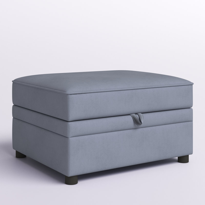 Croskey Velvet Ottoman