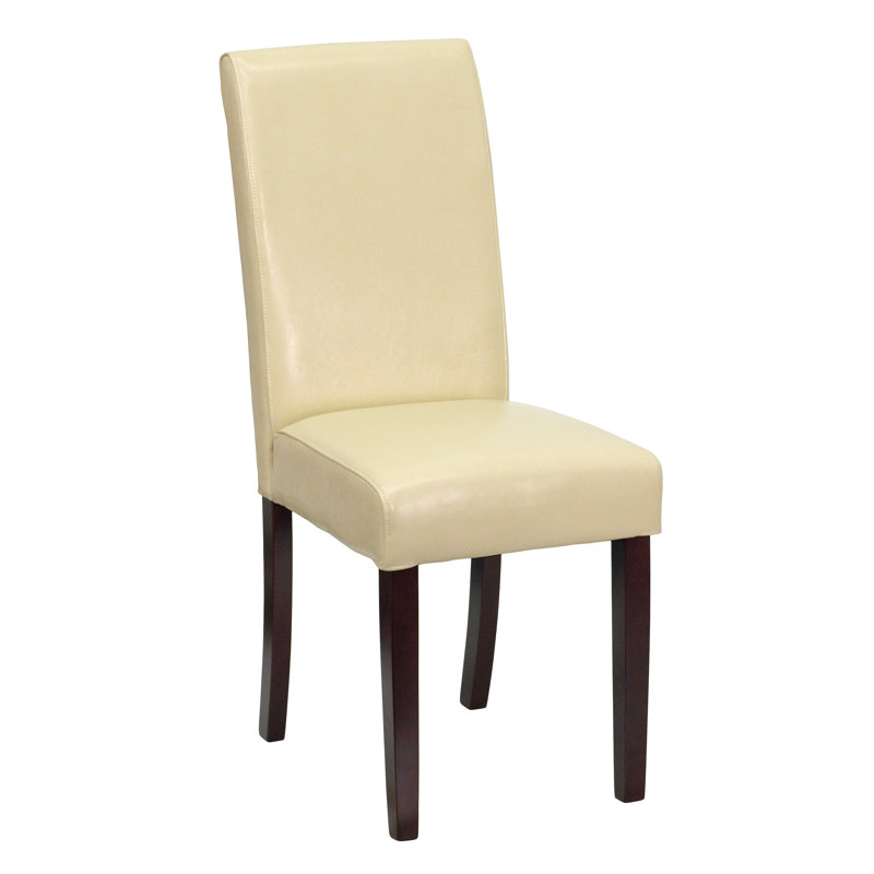 Arruda Panel Back Parsons Chair, Ivory
