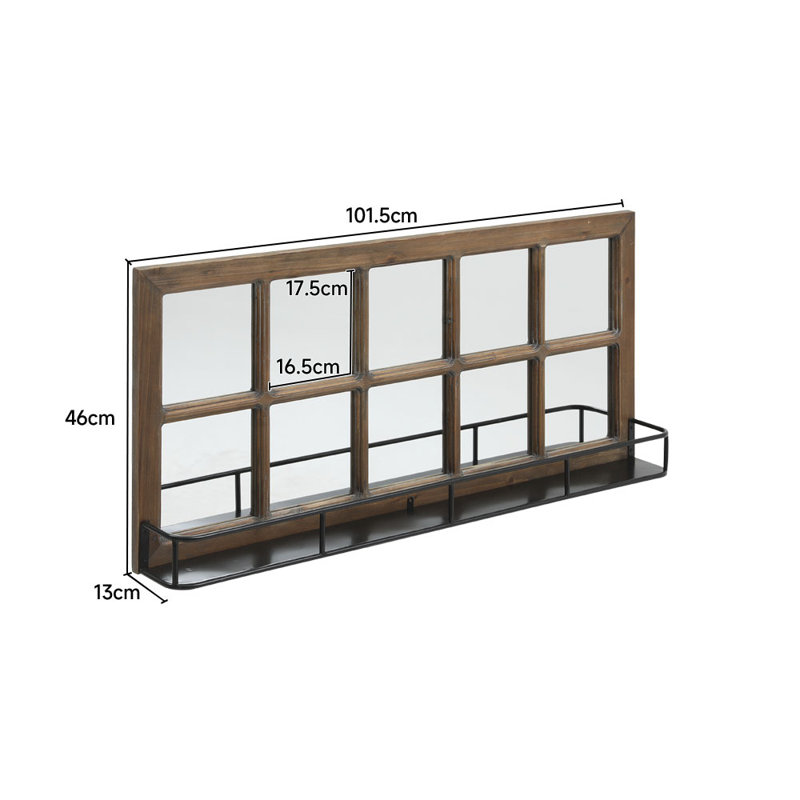 Adaysha Rectangle Wall Mirror