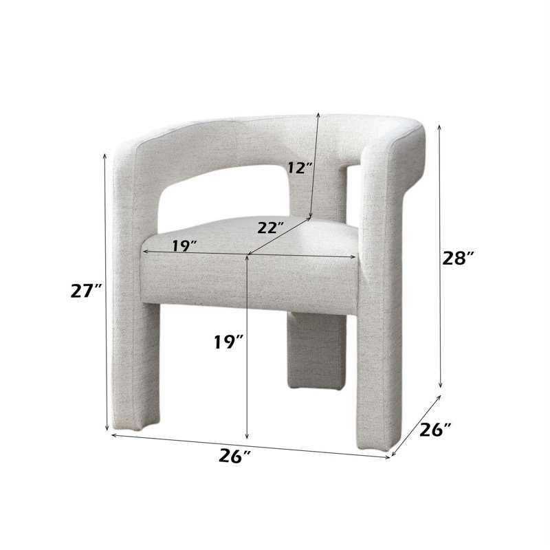 Ensemble de 2 chaises d'appoint Loma Boucle