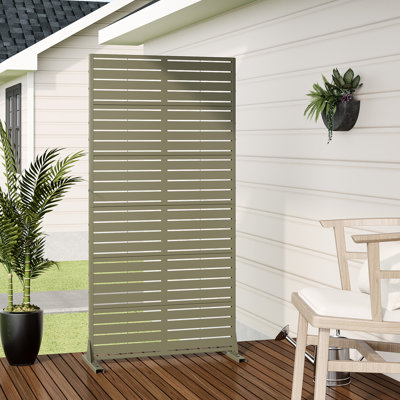72" Metal Outdoor Privacy Screen