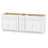 90'' Double Bathroom Vanity Base Only-96631489