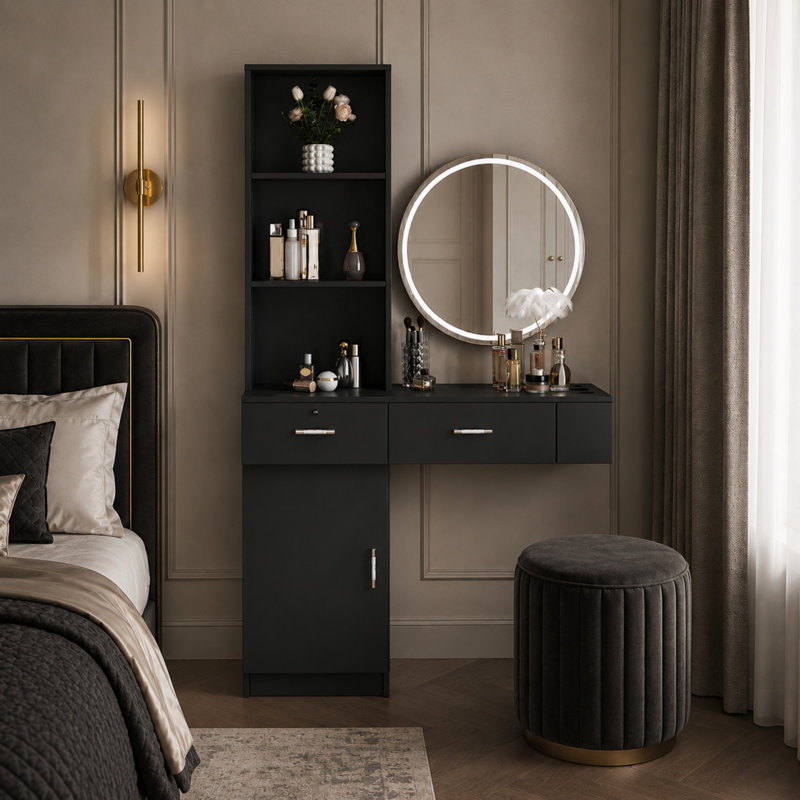 Vanity Table, Black