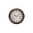 Clocks, 20" Round, Wall Clock, Brown, Transitional