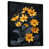 Toile avec cadre flottant noir