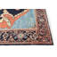 Tapis oriental vintage en laine fait à la main 5 x 6 Viss
