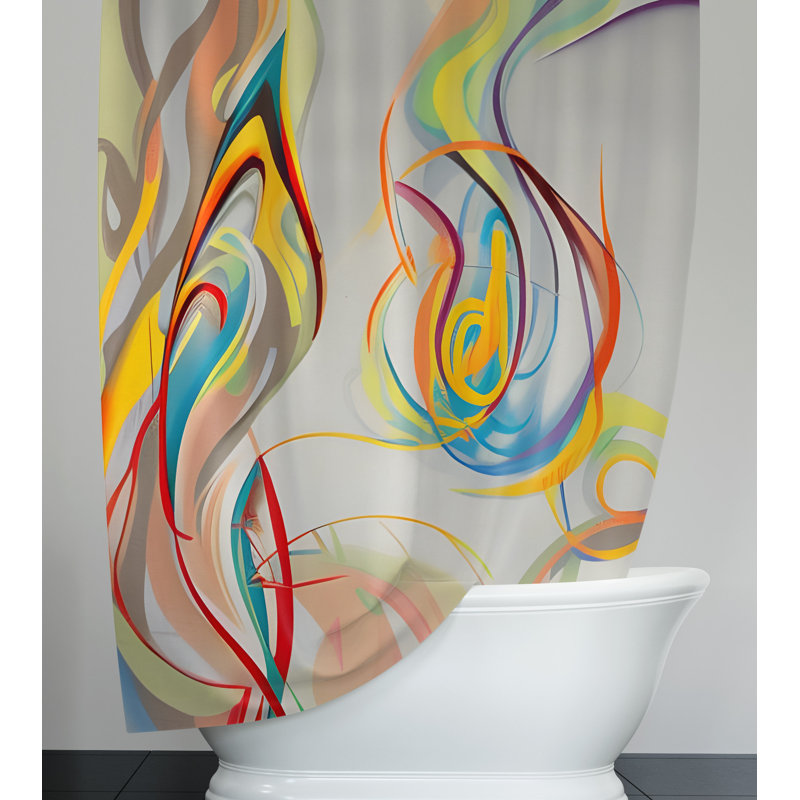 Annelle Shower Curtain SH00297, 72" H x 70" W