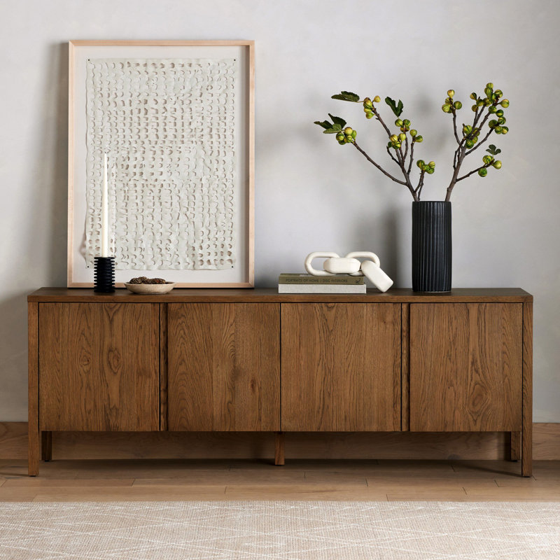 Kepner Unfinished TV Stand for TVs up to 85"