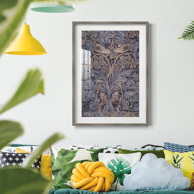 Vintage Abstract Print CLXV -Framed Print