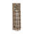 Bryant Metal Battery Operated Geometric Brown Accent Lamp with Included Fixed LED Light