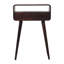 Solid Wood Mini Curved Console Table-290066370