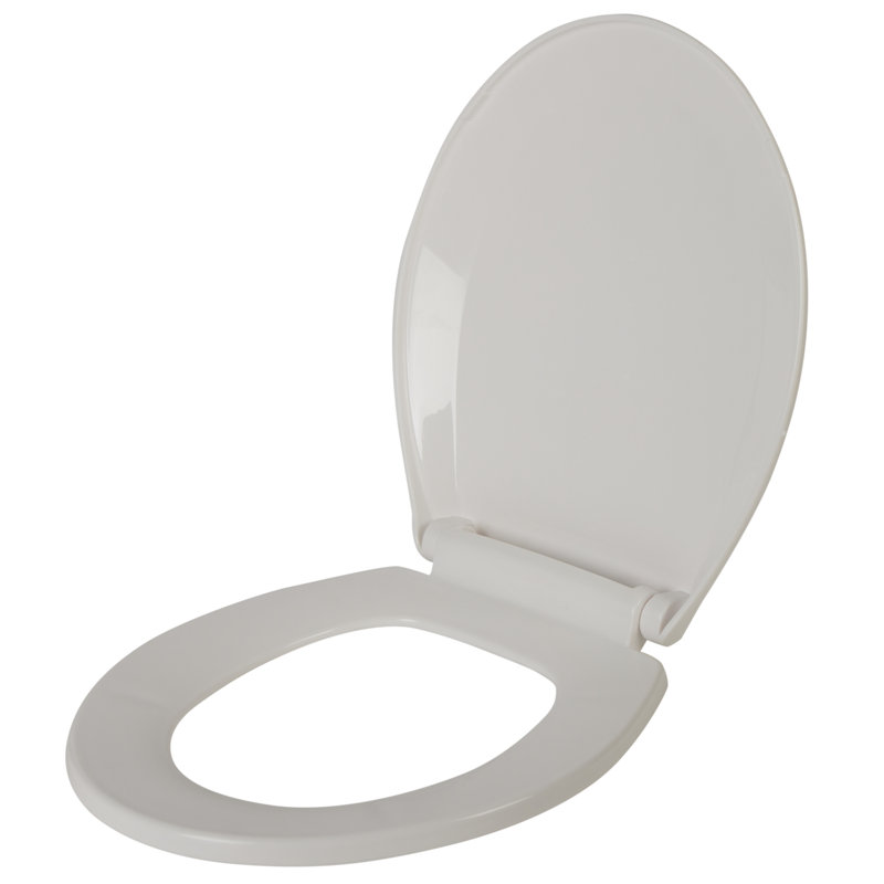 Round toilet seat