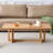 Rectangular Coffee Table With Sturdy Base