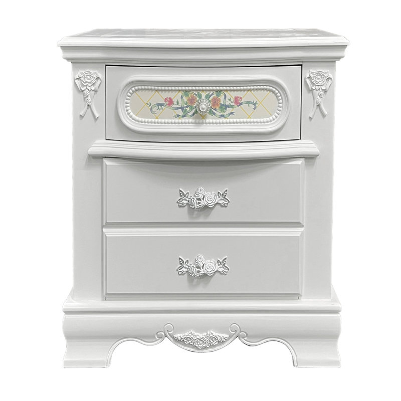 Sauval 2-Drawer Nightstand in White